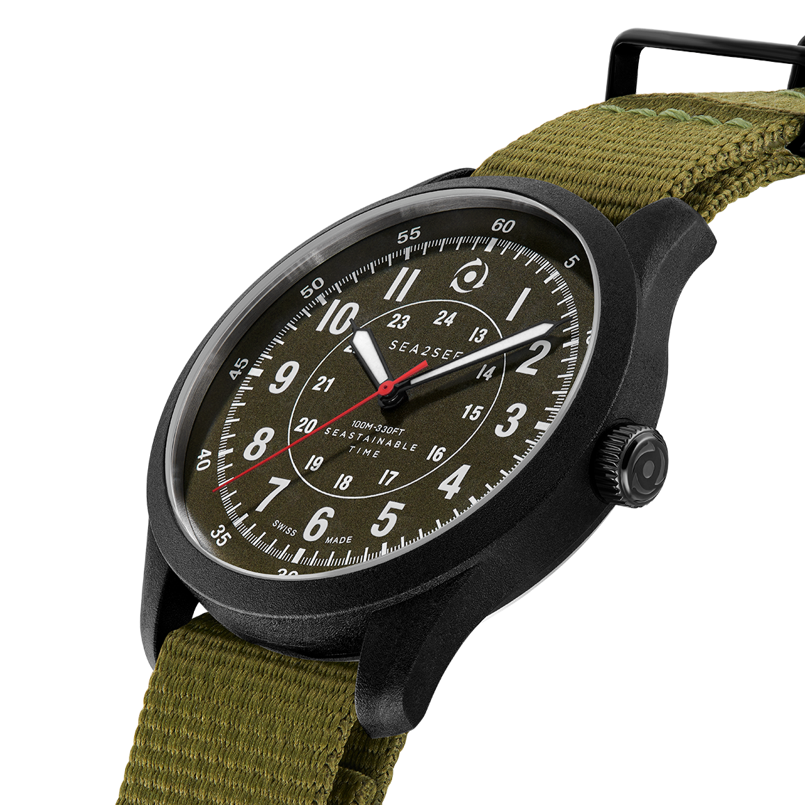 SEAL RECYCLED OCEAN PLASTIC SWISS WATCH