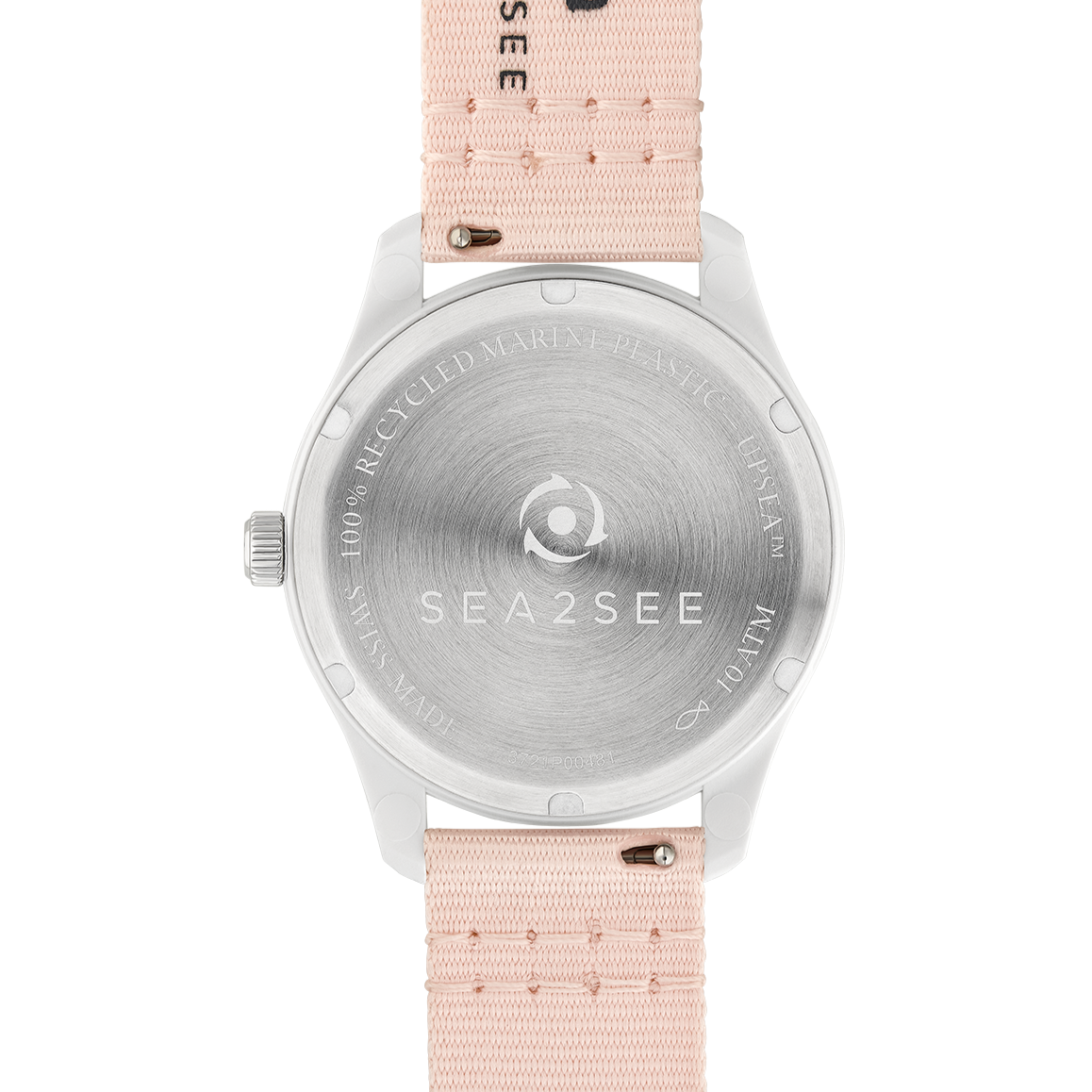 CASE: WHITE | STRAP: PINK | DIAL: PINK | SIZE: 37 MM