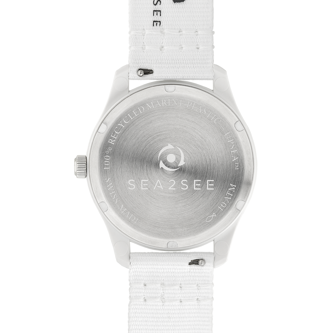 CASE: WHITE | STRAP: WHITE | DIAL: PINK | SIZE: 37 MM