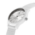 CASE: WHITE | STRAP: WHITE | DIAL: WHITE | SIZE: 37 MM
