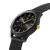 CASE: BLACK | STRAP: BLACK | DIAL: BLACK/GOLD | SIZE: 37 MM