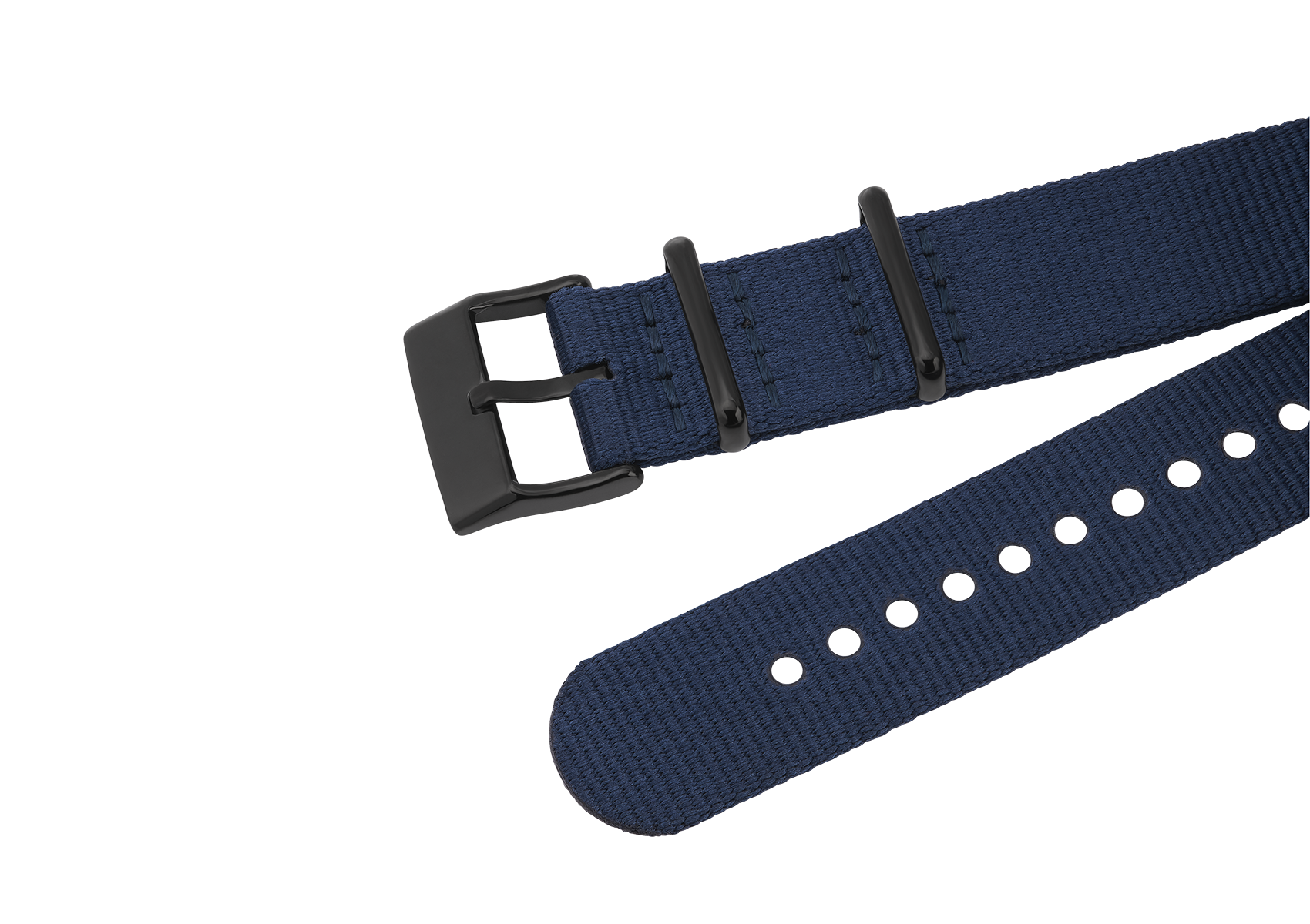NAVY BLUE NATO RECYCLED OCEAN PLASTIC WATCH STRAP