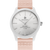 CASE: WHITE | STRAP: PINK | DIAL: WHITE | SIZE: 37 MM