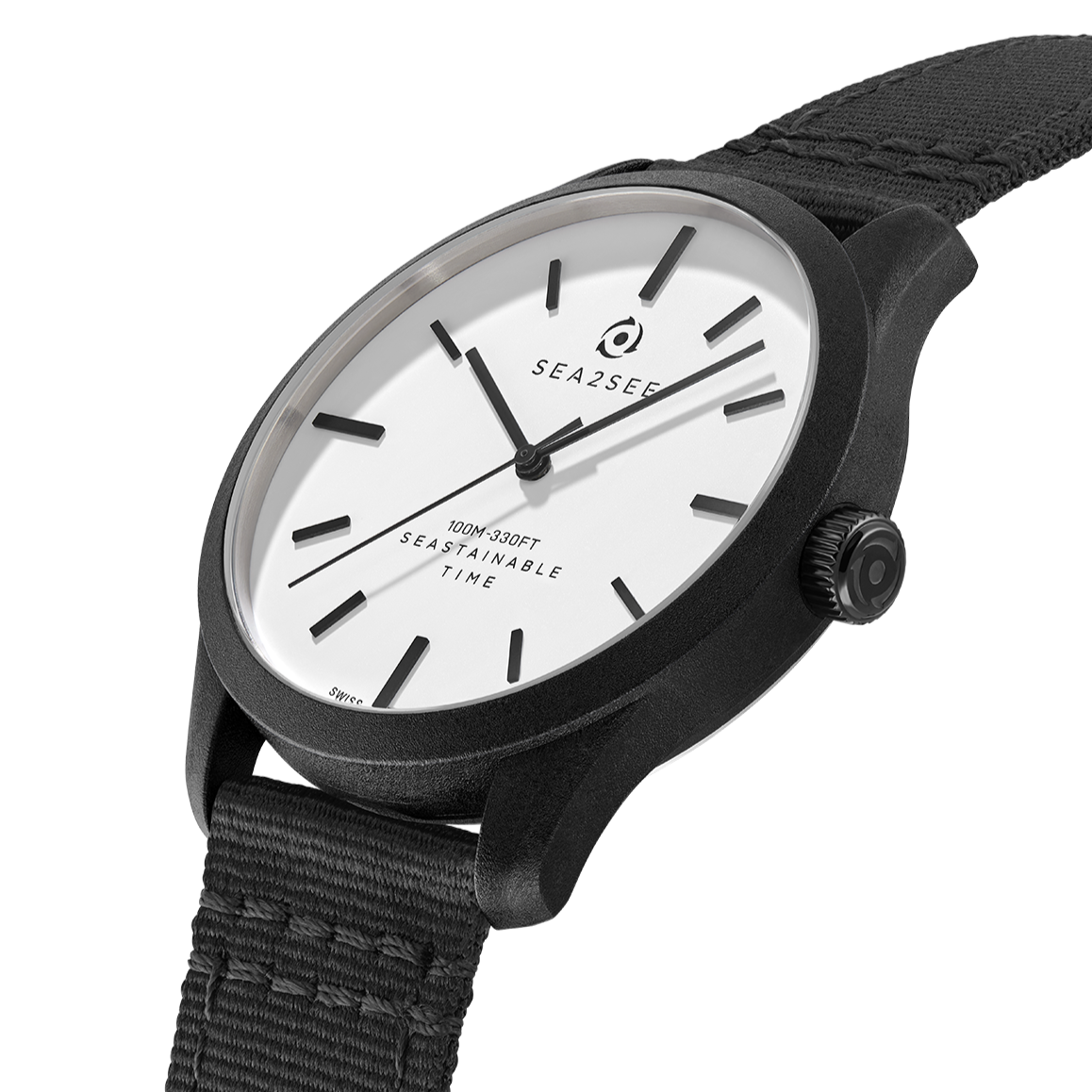 NAXOS RECYCLED OCEAN PLASTIC SWISS WATCH