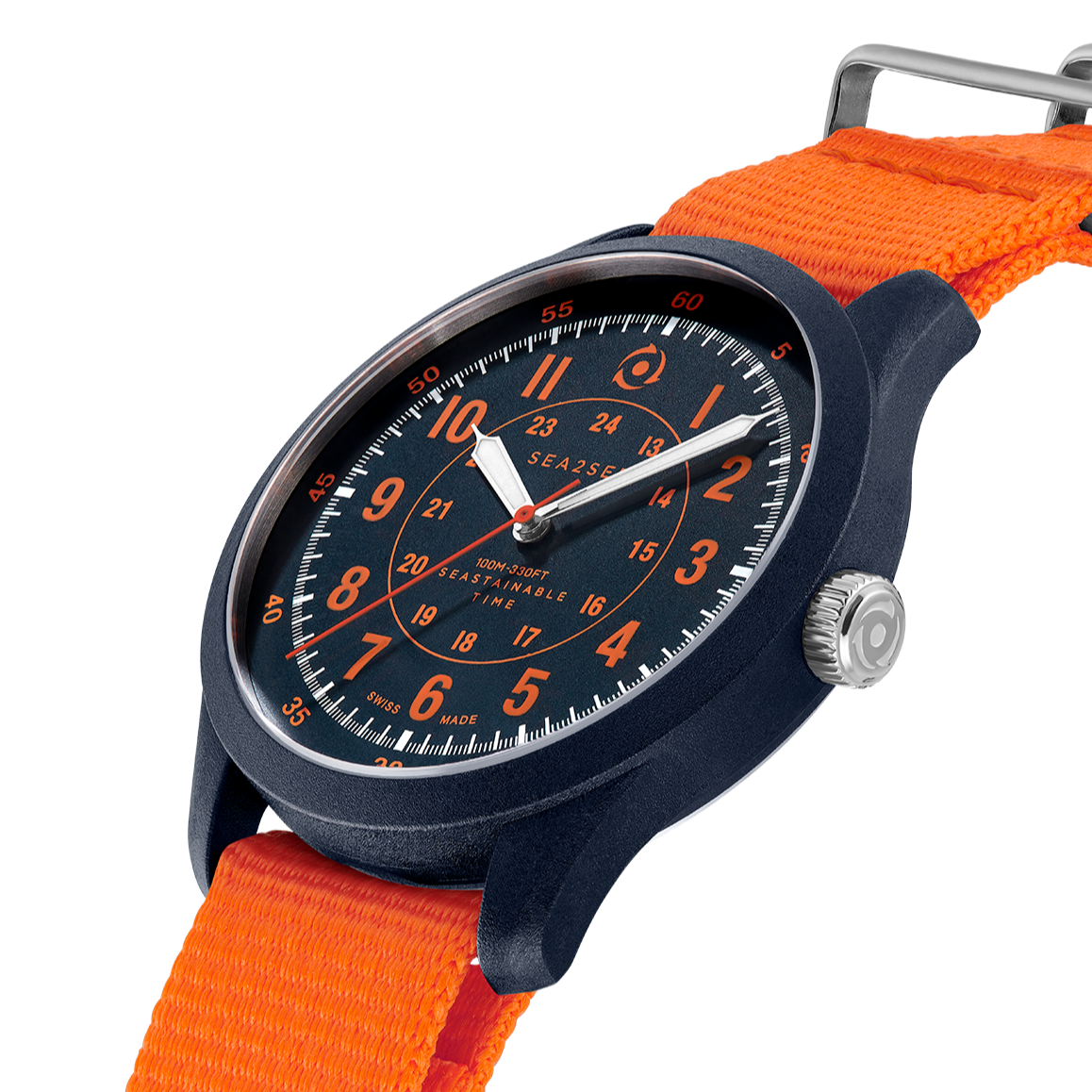 SEAL RECYCLED OCEAN PLASTIC SWISS WATCH