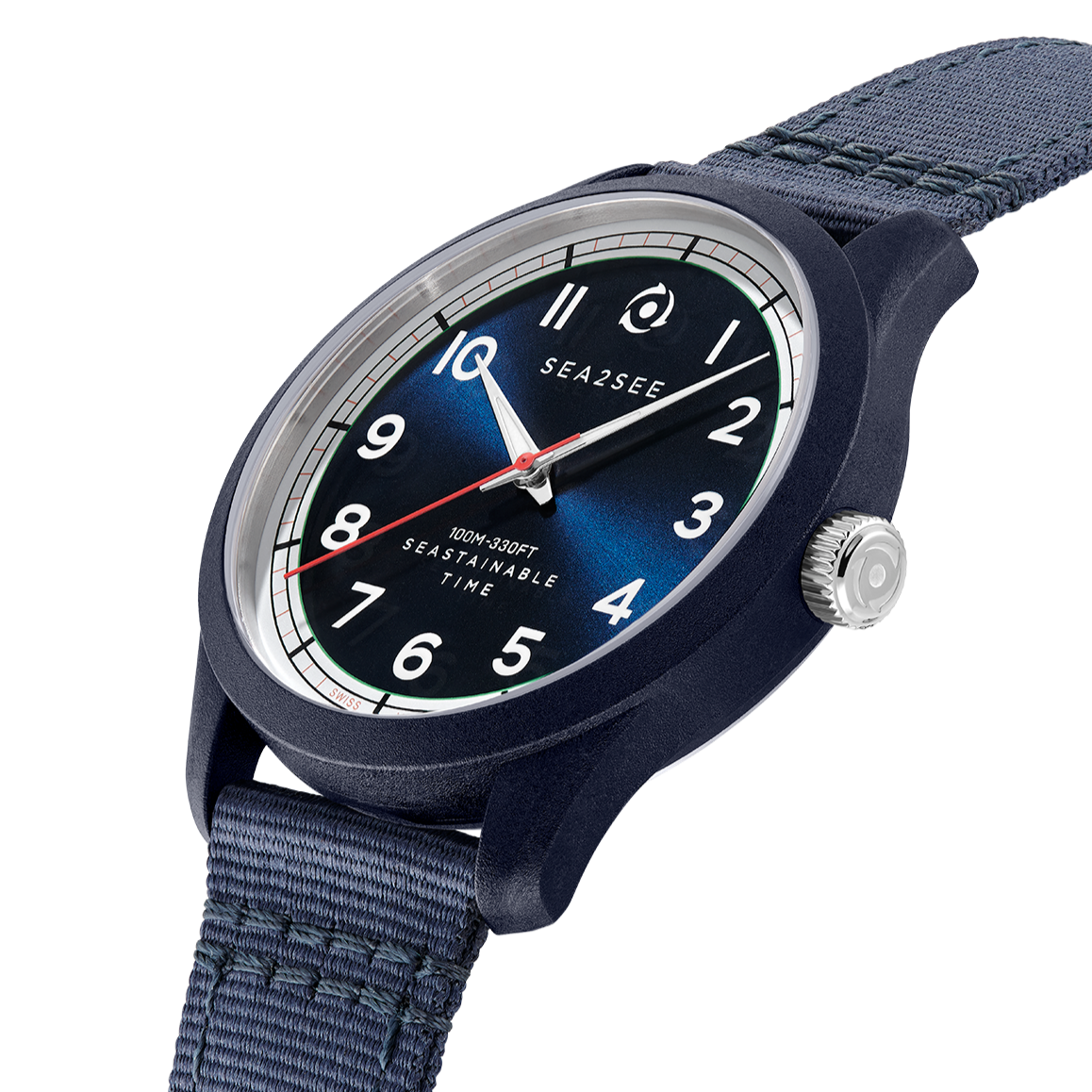 MONTECARLO RECYCLED OCEAN PLASTIC SWISS WATCH