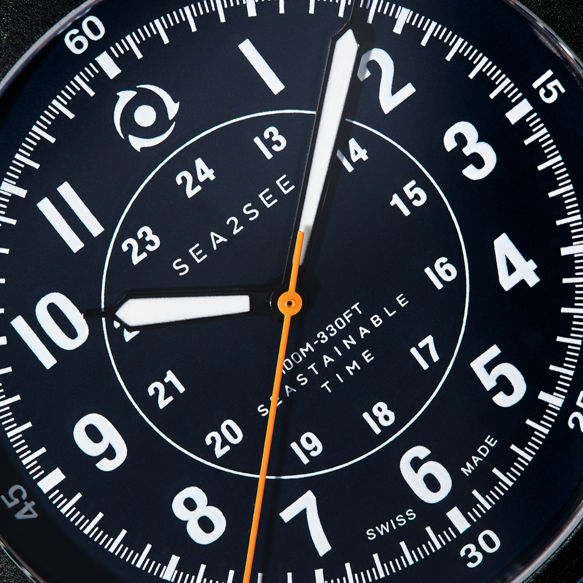 CASE: BLACK | STRAP: NAVY BLUE | DIAL: NAVY BLUE | SIZE: 41 MM