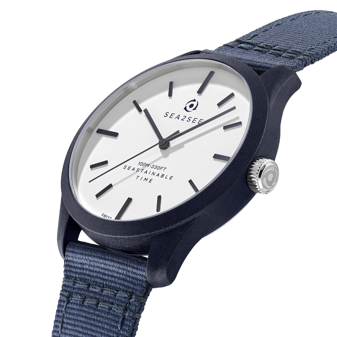 NAXOS RECYCLED OCEAN PLASTIC SWISS WATCH